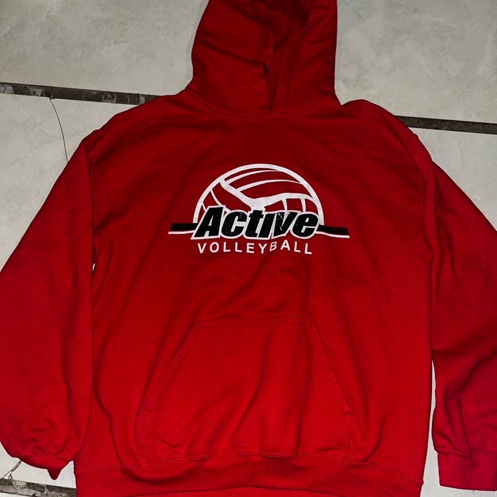 Gildan Red Heavy Blend Hoodie